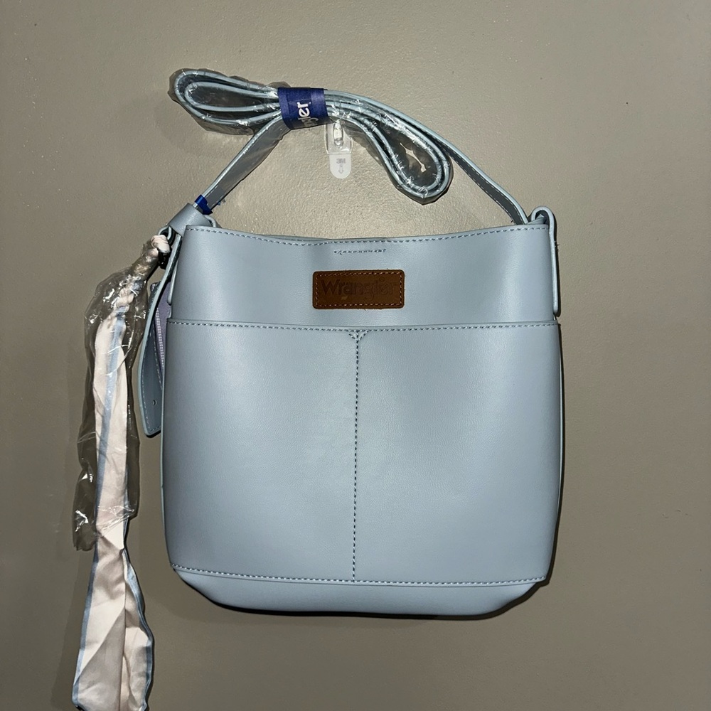 Wrangler large Crossbody Sky Blue Bag